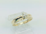 14k Yellow Gold Round Cut 4pt Solitaire Diamond Ring