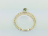 14k Yellow Gold Round Cut 4pt Solitaire Diamond Ring