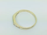 14k Yellow Gold Round Cut 14pt Diamond Channel Set Ring