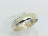 18k White Gold Pattern Band Ring