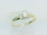 14k Yellow Gold Marquise Cut 31pt Diamond Ring