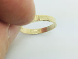 10k Yellow Gold Polished Round Hematite Ring