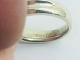 10k White Gold Round Cut 12pt Channel Set Diamond Solitaire Band Ring