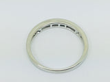 14k White Gold Baguette Cut 18pt Channel Set Diamond Band Ring