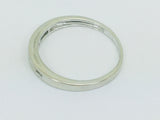 14k White Gold Baguette Cut 18pt Channel Set Diamond Band Ring