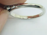 14k White Gold Round Cut 6pt Diamond Bridal Knot Ring