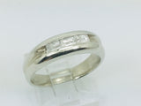 14k White Gold Baguette Cut 42pt Diamond Band Ring