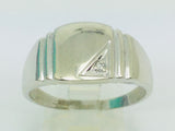 10k White Gold Round Cut 2pt Diamond Ring