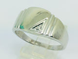 10k White Gold Round Cut 2pt Diamond Ring