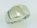 10k White Gold Round Cut 2pt Diamond Ring