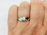 14k White Gold Round Cut 40pt Diamond Solitaire Ring