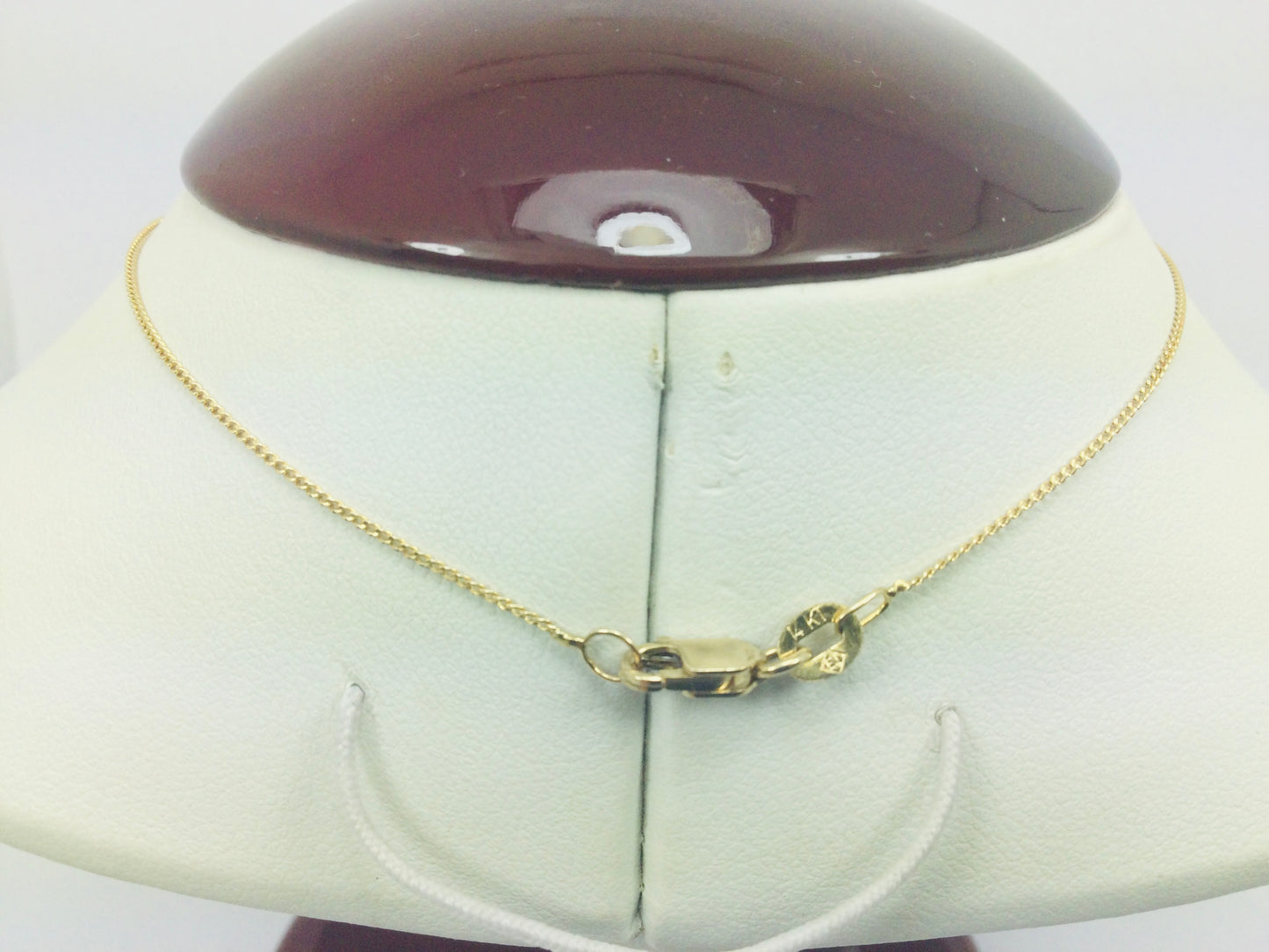 14k Yellow and White Gold Round Cut 6pt Diamond Solitaire Necklace