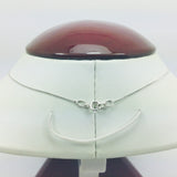 10k White Gold Round Cut 0.30ct Diamond Trinity Circle Necklace