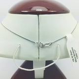 10k White Gold Round Cut 0.33ct Diamond Row Set Wave Necklace