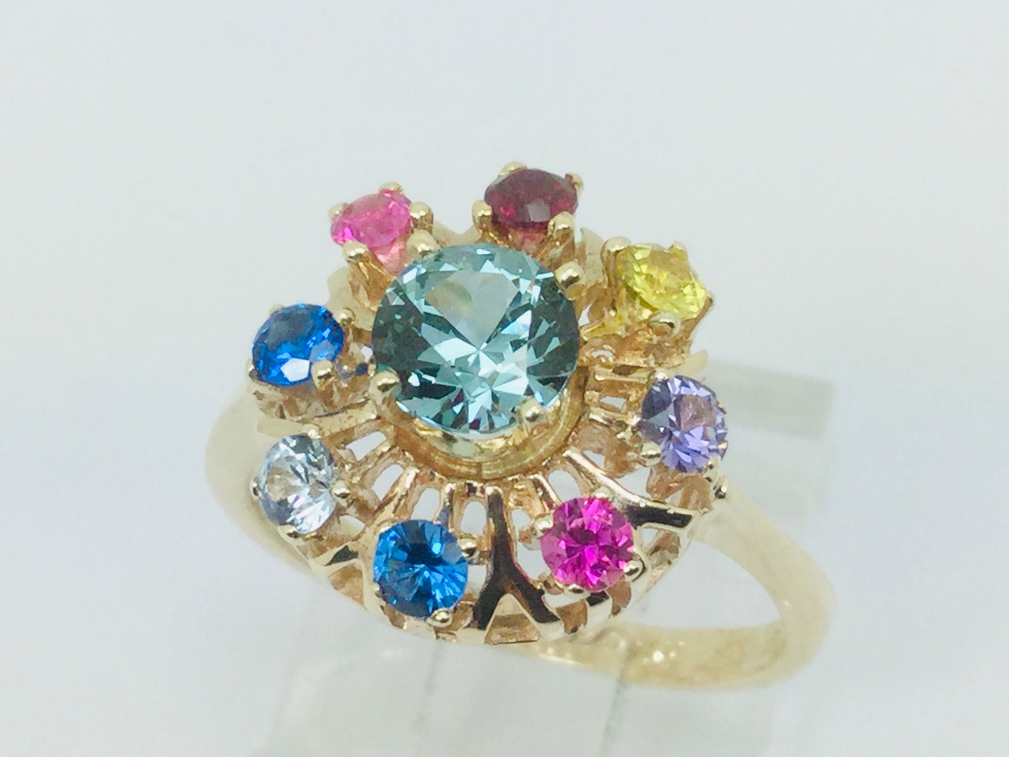 Ostbye 14k White Gold Gemstone Ring OF14A21EM-4WC | Elliott Jewelers |  Waukon, IA