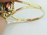 10k Yellow Gold Marquise Cut 5 Stone Family Ring