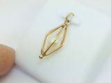 10k Yellow Gold Pearl Pendent