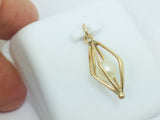 10k Yellow Gold Pearl Pendent
