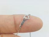 10k White Gold Genuine Pearl June Birthstone Necklace
