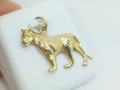 10k Yellow Gold Dog Pendent