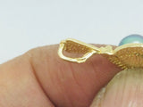 10k Yellow Gold Tahitian Pearl Pendent