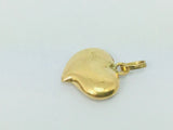 18k Yellow Gold "Los De Tios" Heart Pendent