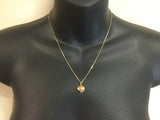 18k Yellow Gold "Los De Tios" Heart Pendent