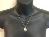 10k Yellow Gold Side Profile Face Boy Pendent