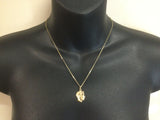 10k Yellow Gold Side Profile Face Boy Pendent