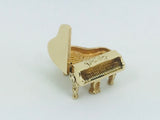 14k Yellow Gold Opening Grand Piano Pendent