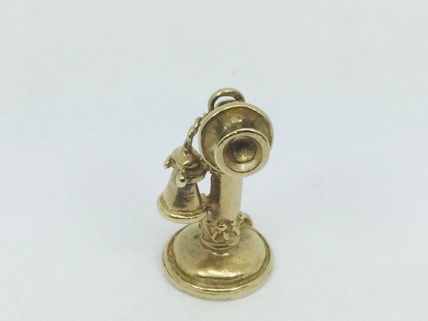 9k Yellow Gold Old Fashion Telephone Pendent
