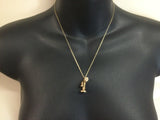 9k Yellow Gold Old Fashion Telephone Pendent