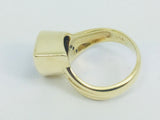 18k Yellow Gold Pear Cut 3ct Peridot August Birthstone & 6pt Diamond Accent Ring
