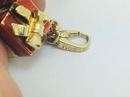 18k Yellow Gold Rosato Present Pendent