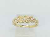 14k Yellow Gold Round Cut 6pt Diamond Trinity Twisted Rope Ring