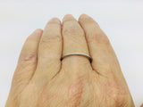18k White Gold Thin Band Ring