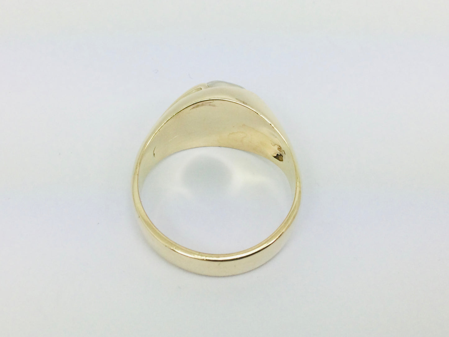 14k Yellow Gold Round Cut 0.32ct Diamond Solitaire Ring