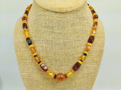 Multicolour Amber Necklace