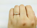 14k Yellow Gold Round Cut 7pt Diamond Ring