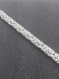 Silver weave bracelet