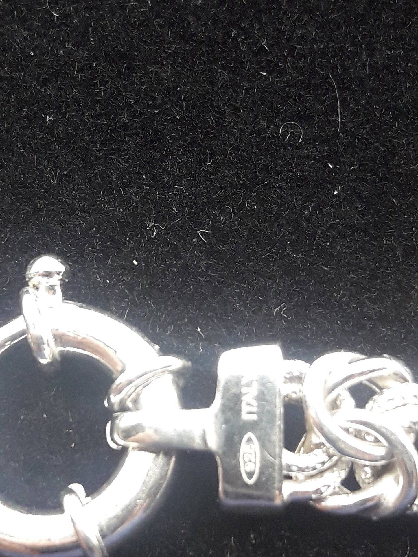 Silver weave bracelet