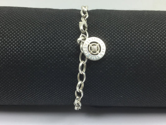 Solid Sterling Silver Thomas Sabo Charm with Bracelet