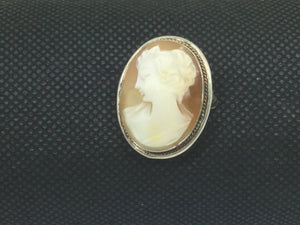 Silver Cameo Pendent/Brooch