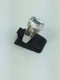 Pretty Silver & Cubic Zirconia Ring