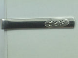Carlton Sterling Silver 20th Anniversary Cuff Link & Tie Bar Set