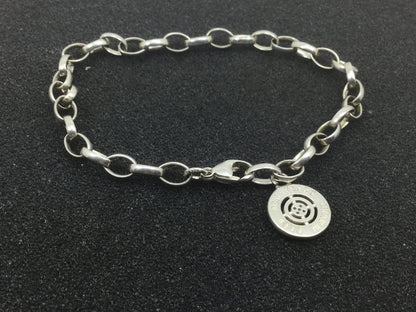 Solid Sterling Silver Thomas Sabo Charm with Bracelet