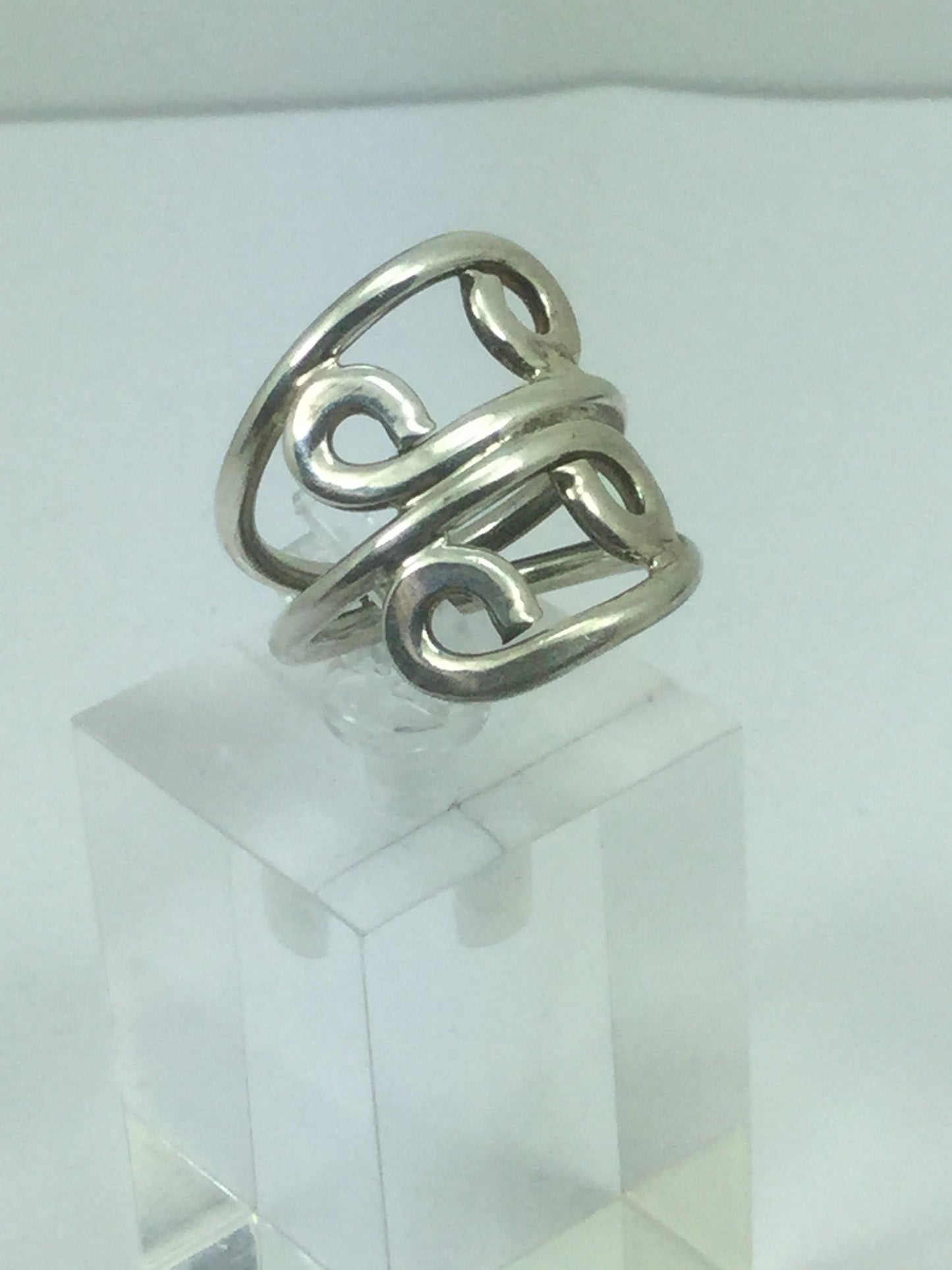Unique Solid Sterling Silver Designer Style Ring