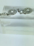 Pandora Allure Silver And Cubic Zirconia Drop Earrings