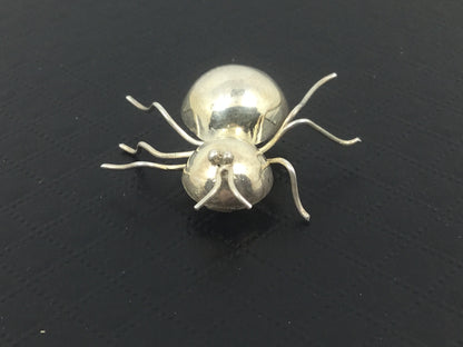 Vintage Silver Ant Pin