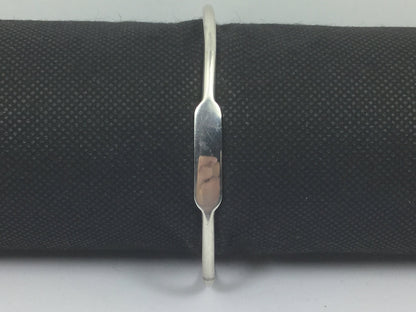Silver Engraveable Bangle Bracelet